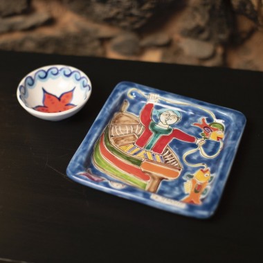 Squared plate 20x20 DS 26 Fisherman Squared plate 20x20 DS 26 Fisherman